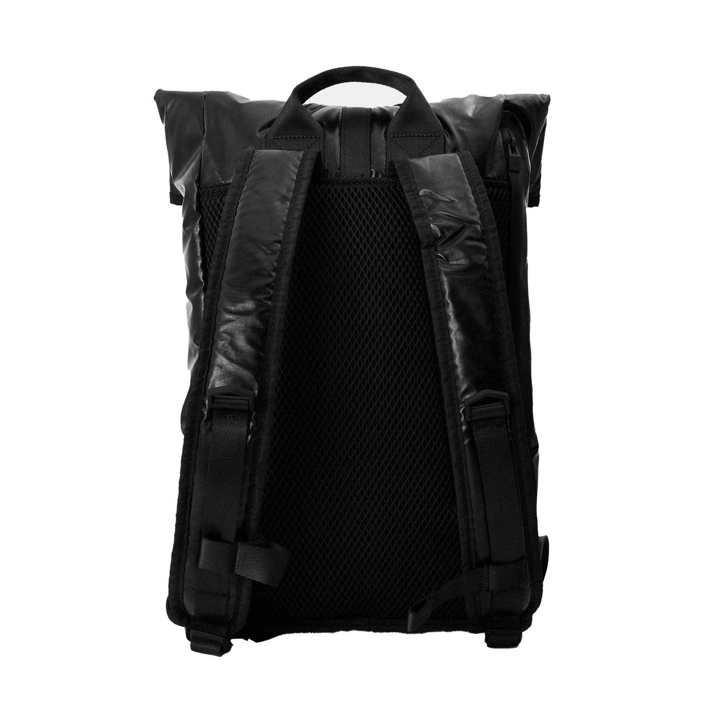 Black - Back - Rains Sibu Roll Top Rucksack