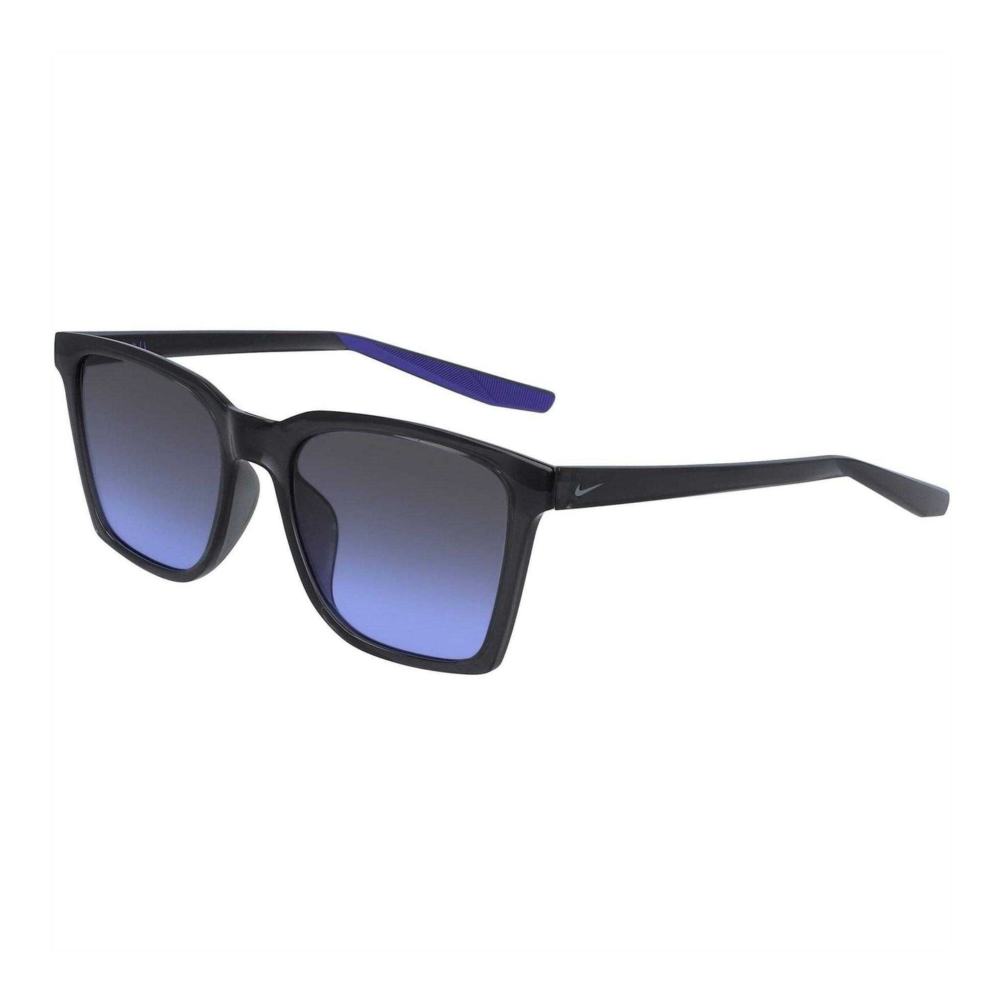 Oil Blue-Smoke - Side - Nike Logo Square Sunglasses