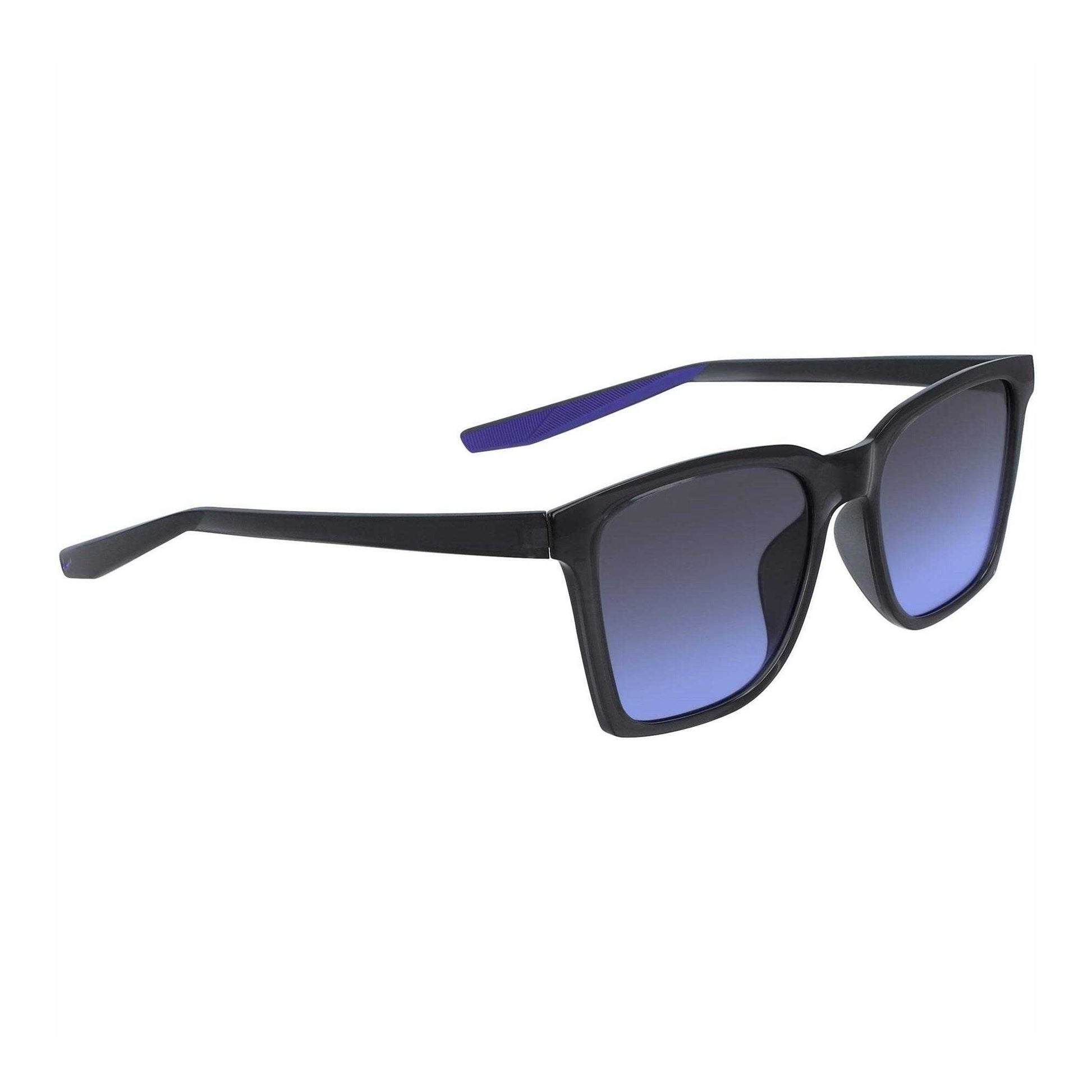 Oil Blue-Smoke - Front - Nike Logo Square Sunglasses