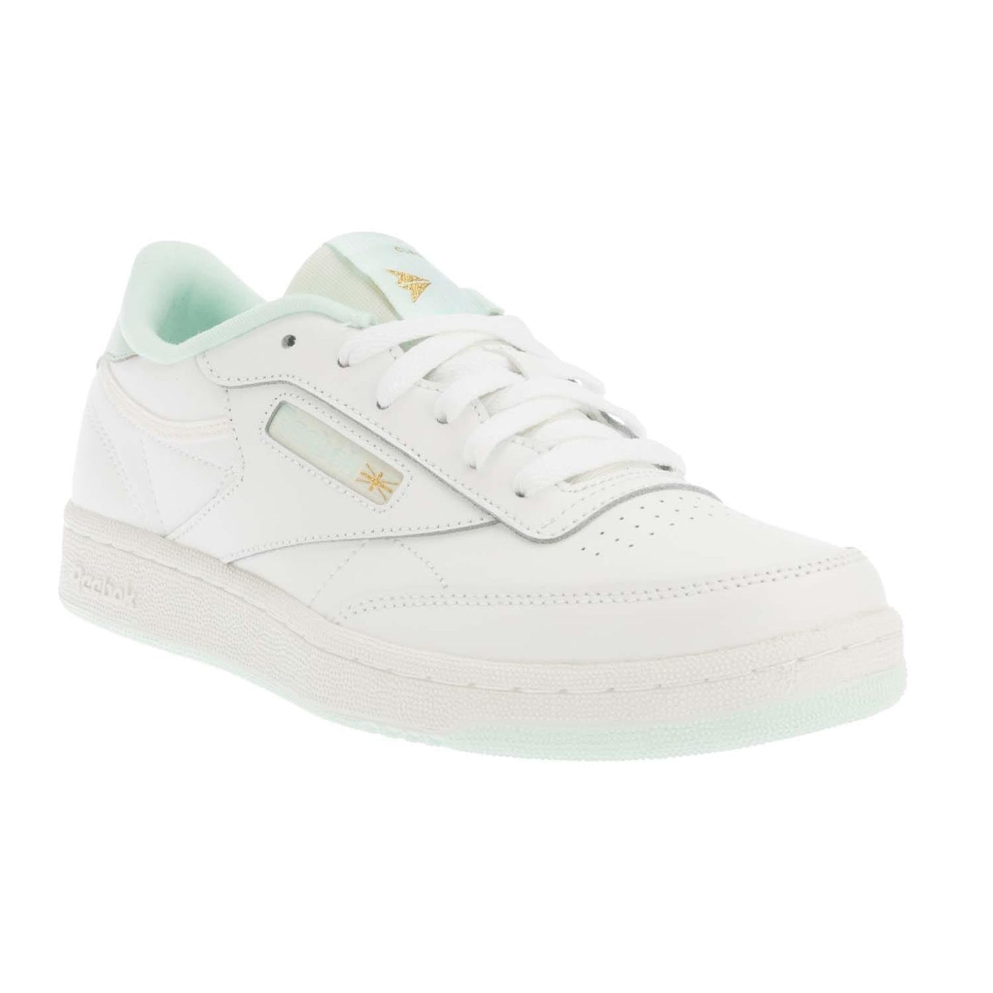 White - Front - Reebok Childrens-Kids Club C Leather Trainers