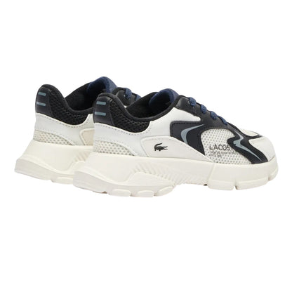 Off White - Back - Lacoste Childrens-Kids L003 Neo Trainers