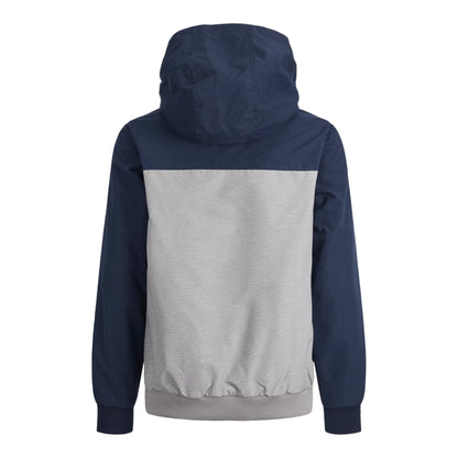 Navy Blazer - Back - Jack And Jones Childrens-Kids Erush Bomber Jacket