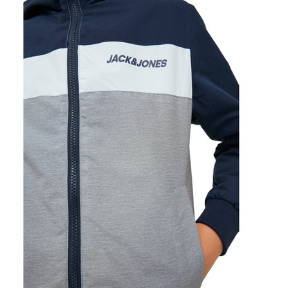 Navy Blazer - Side - Jack And Jones Childrens-Kids Erush Bomber Jacket