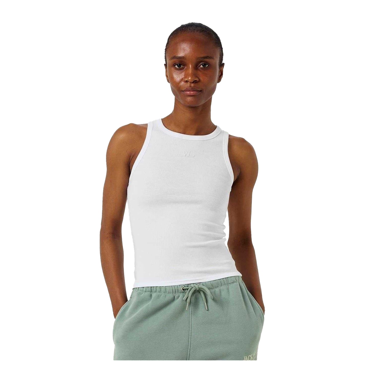 Vintage White - Side - Jack Wills Womens-Ladies Vest Top