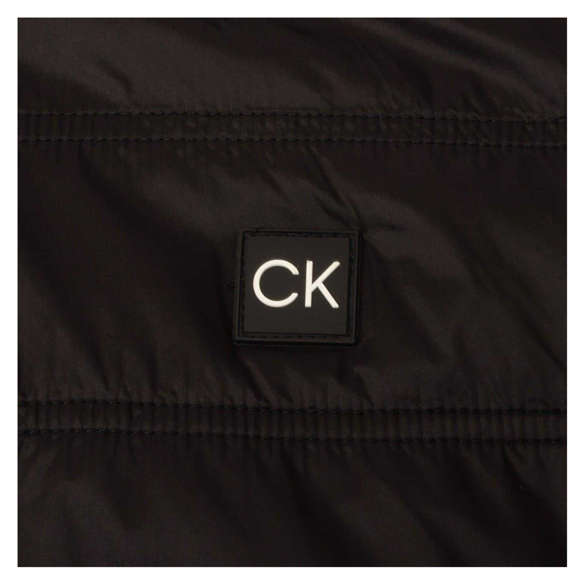 Navy - Side - Calvin Klein Mens Half Zip Golf Jacket