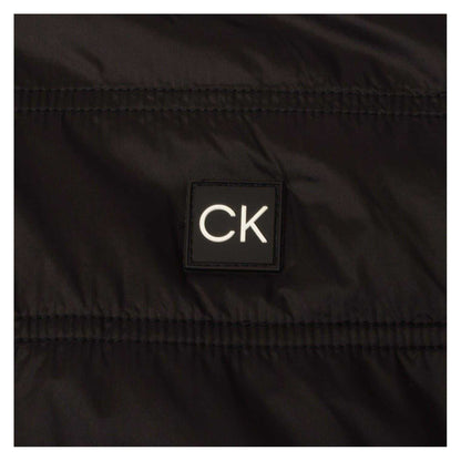 Navy - Side - Calvin Klein Mens Half Zip Golf Jacket