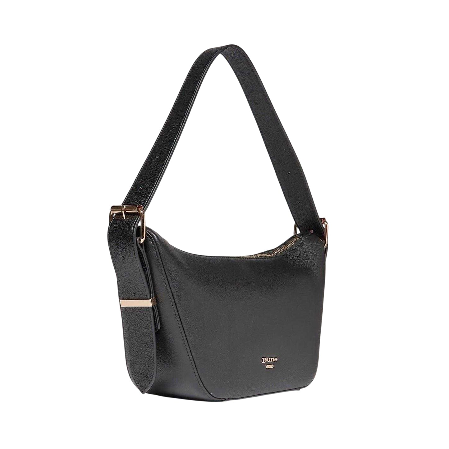 Black - Back - Dune London Delicately Leather Shoulder Bag