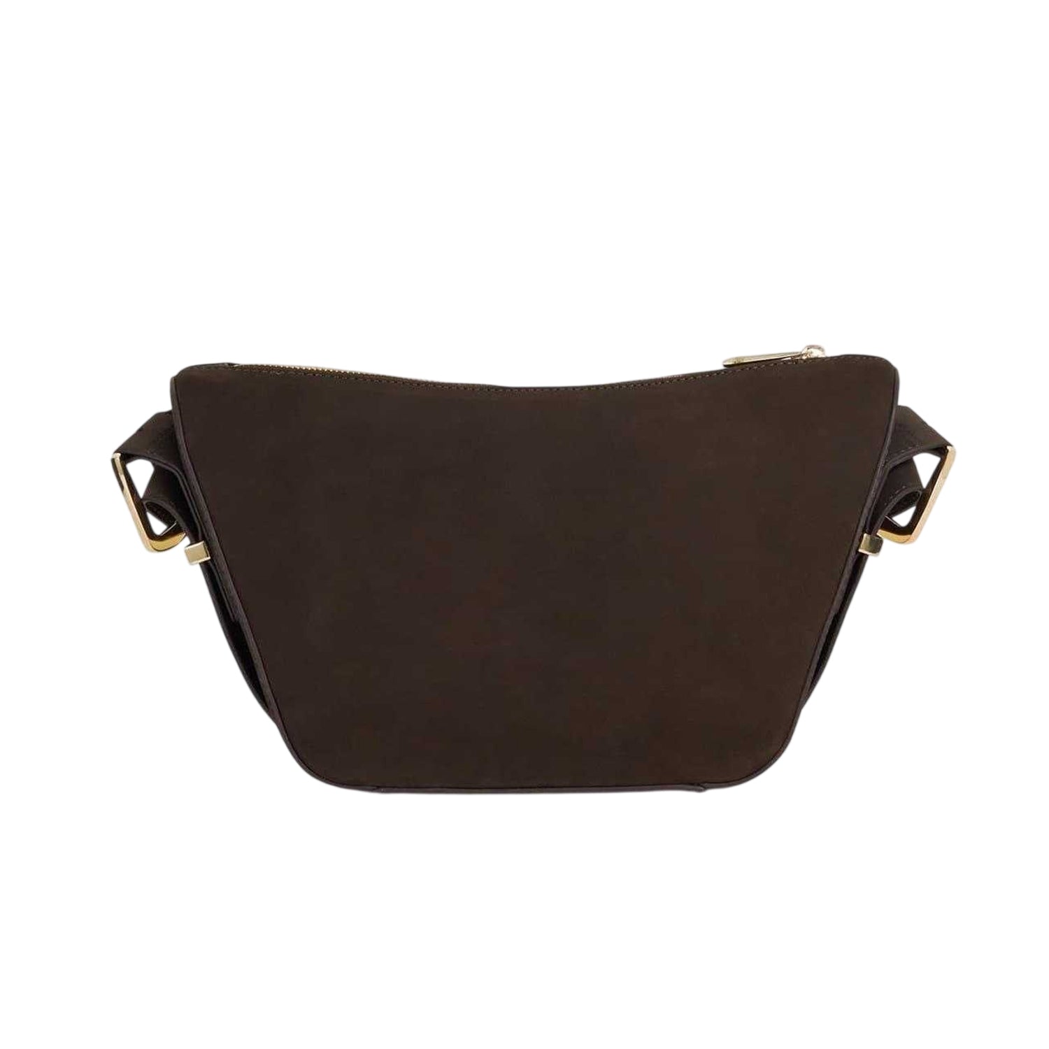 Dark Brown - Back - Dune London Delicately Leather Shoulder Bag