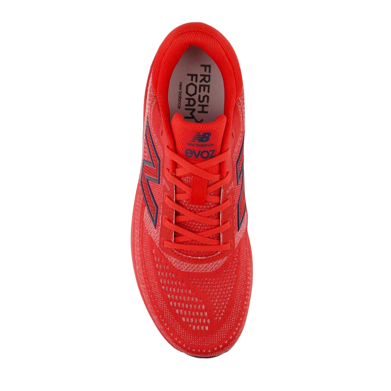 Fire Red-Navy - Side - New Balance Mens Evoz V4 Shoes