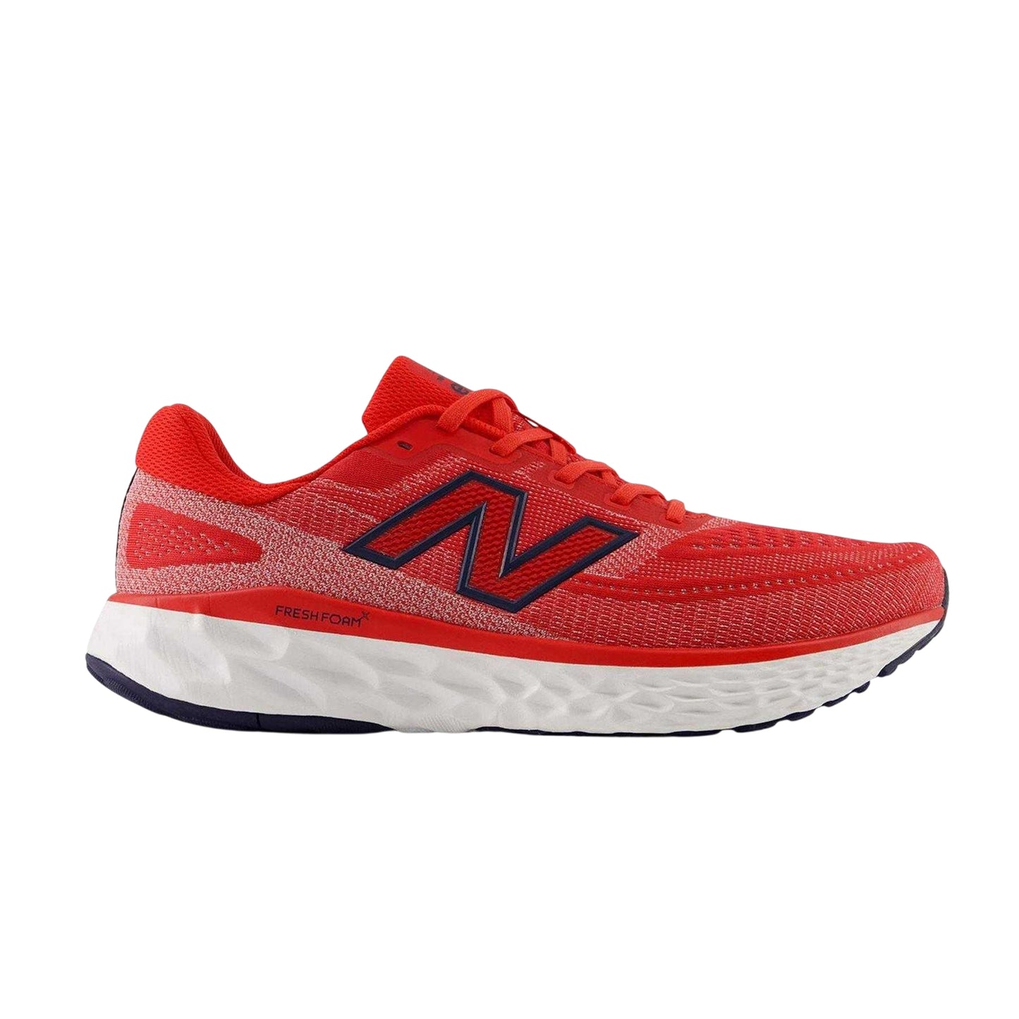 Fire Red-Navy - Front - New Balance Mens Evoz V4 Shoes
