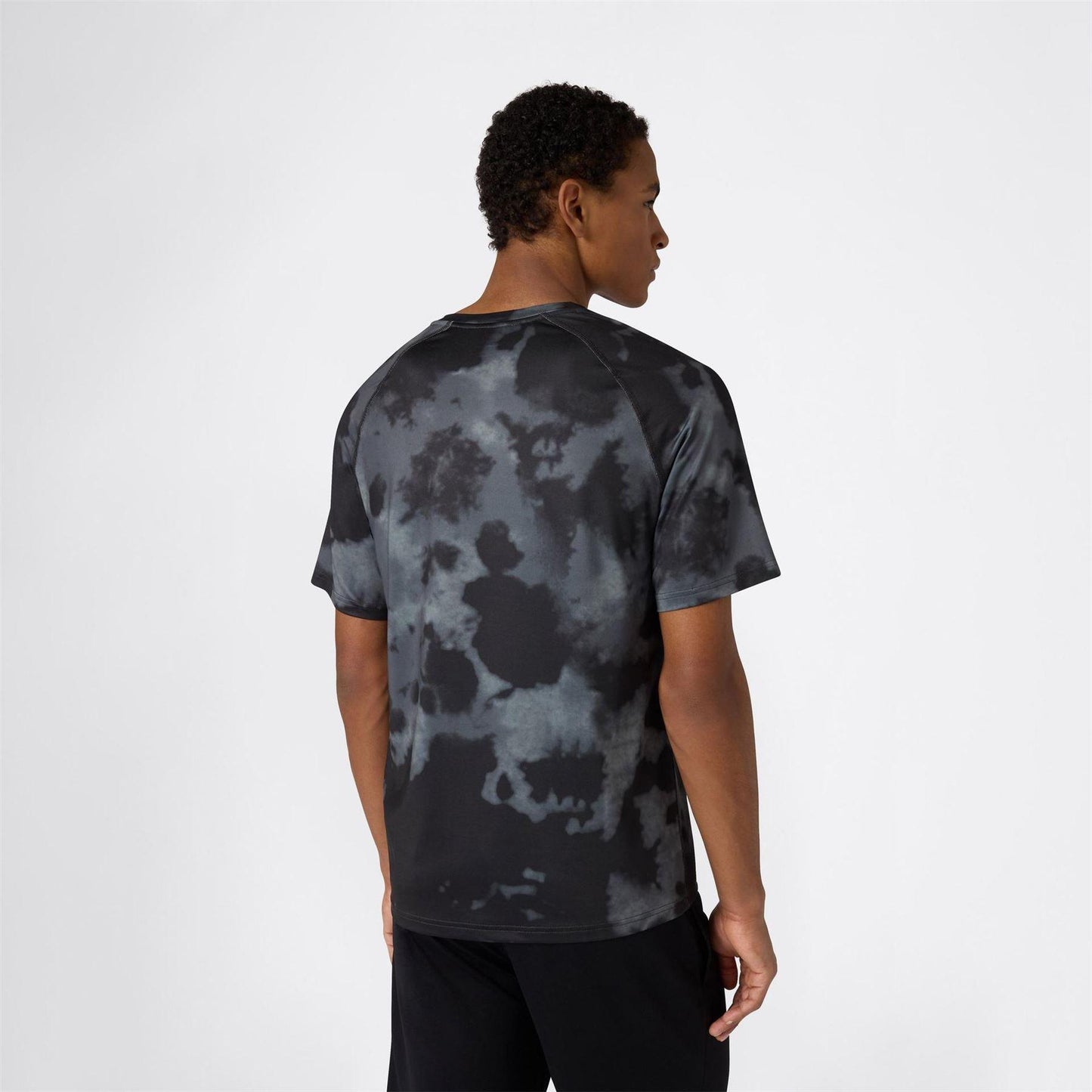 Black - Lifestyle - Champion Mens Tie Dye Performance T-Shirt