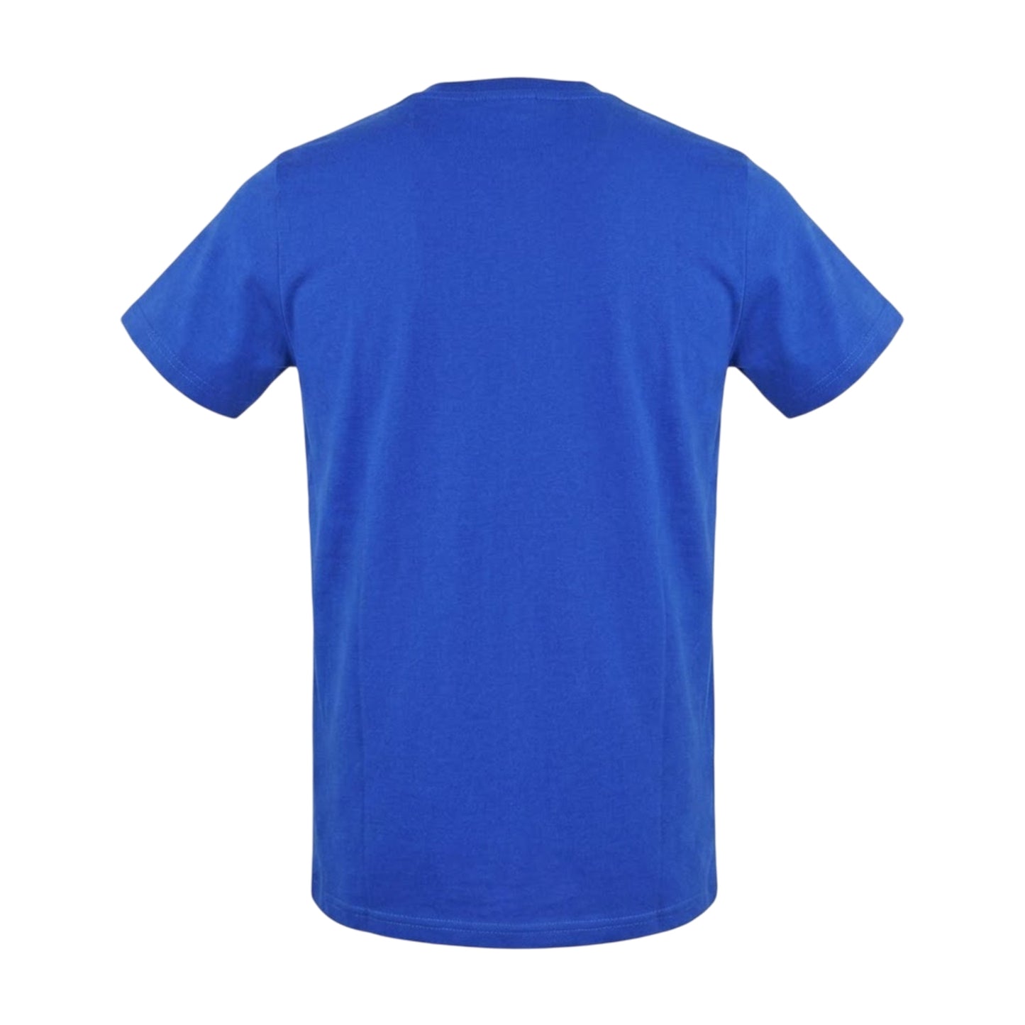 Sky - Back - Aquascutum Mens Signature Embroidered T-Shirt