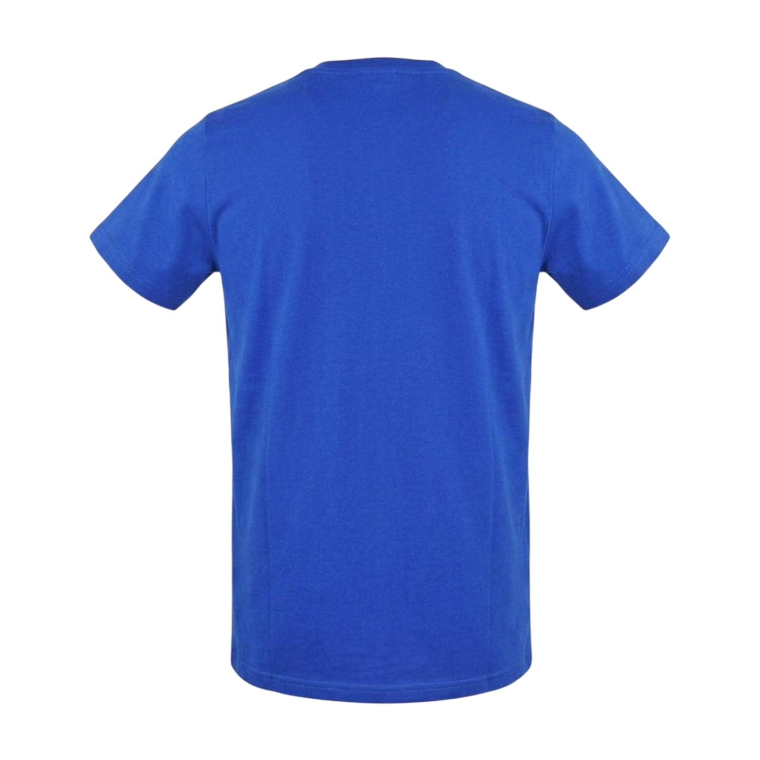 Sky - Back - Aquascutum Mens Signature Embroidered T-Shirt