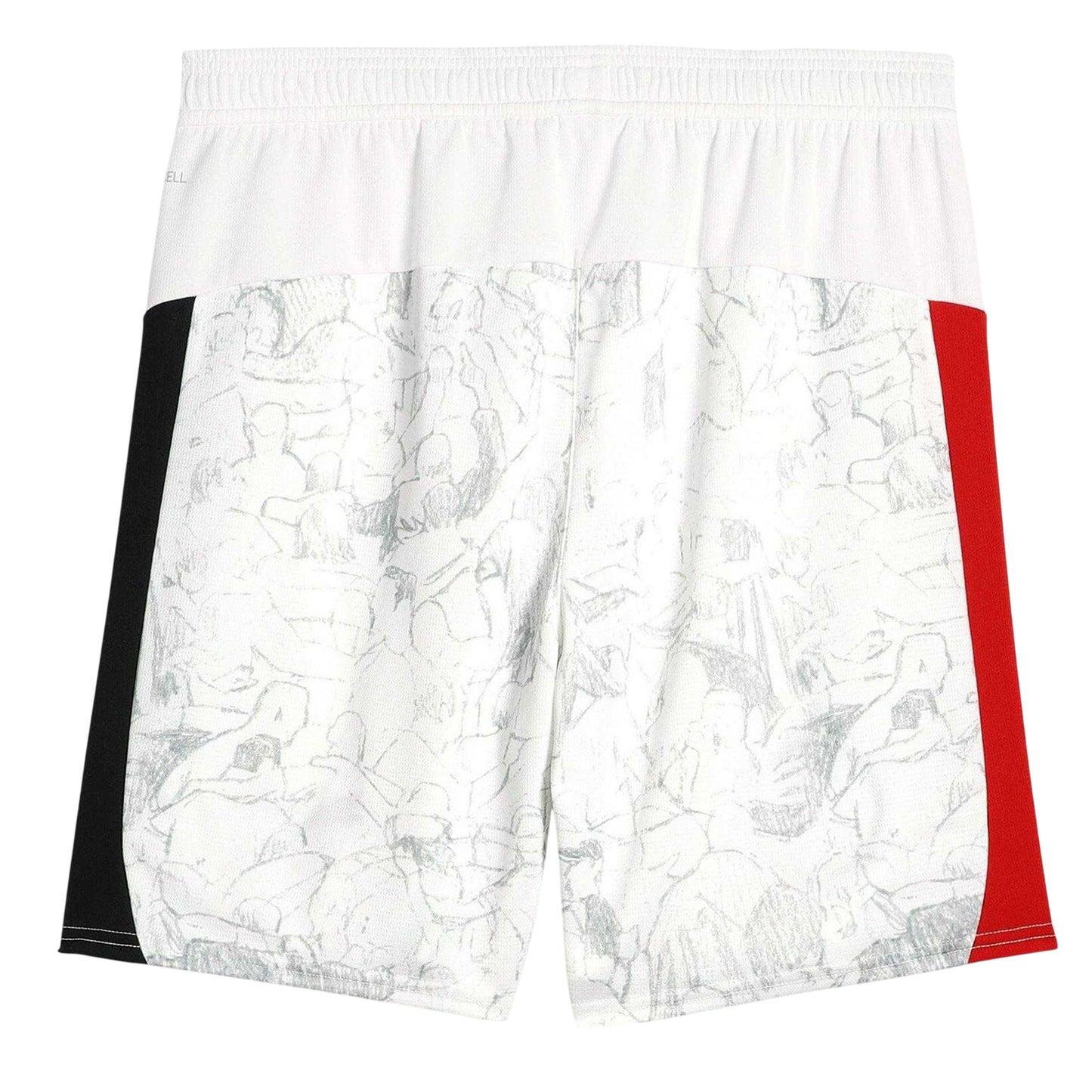 White - Back - Puma Unisex Adult Manchester City FC Football Shorts
