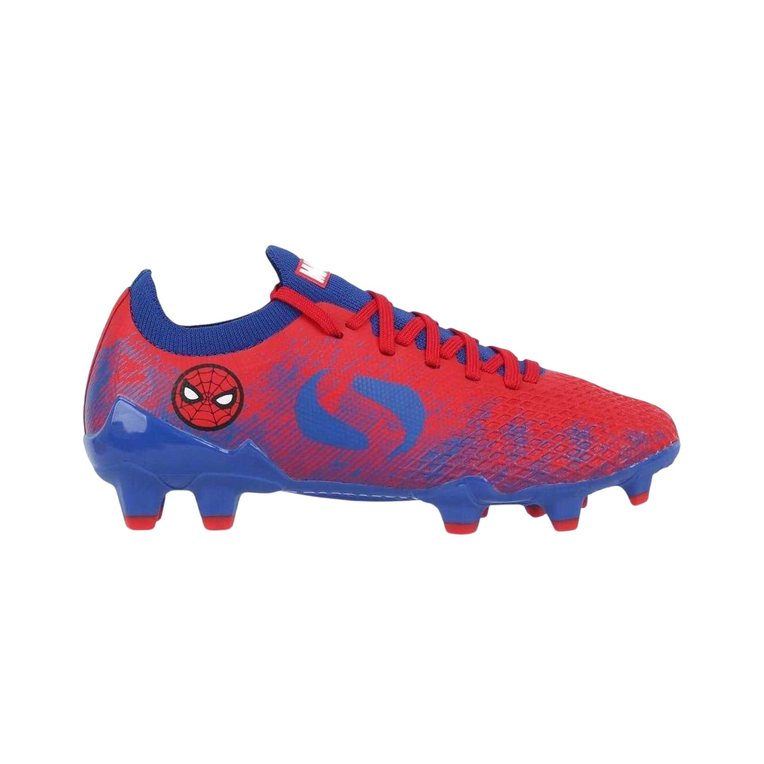 Blue-Red - Lifestyle - Spider-Man Childrens-Kids Sondico Blaze Spider-Man Firm Ground Football Boots