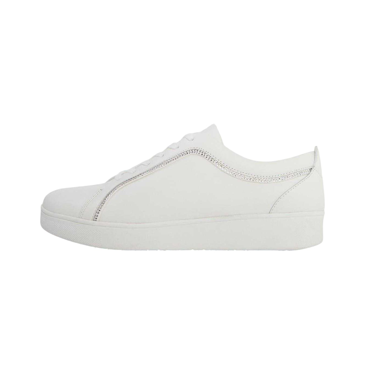 Urban - Back - FitFlop Womens-Ladies Rally Rhinestone Leather Casual Shoes
