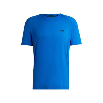 Blue - Front - Boss Mens Competition Jersey T-Shirt