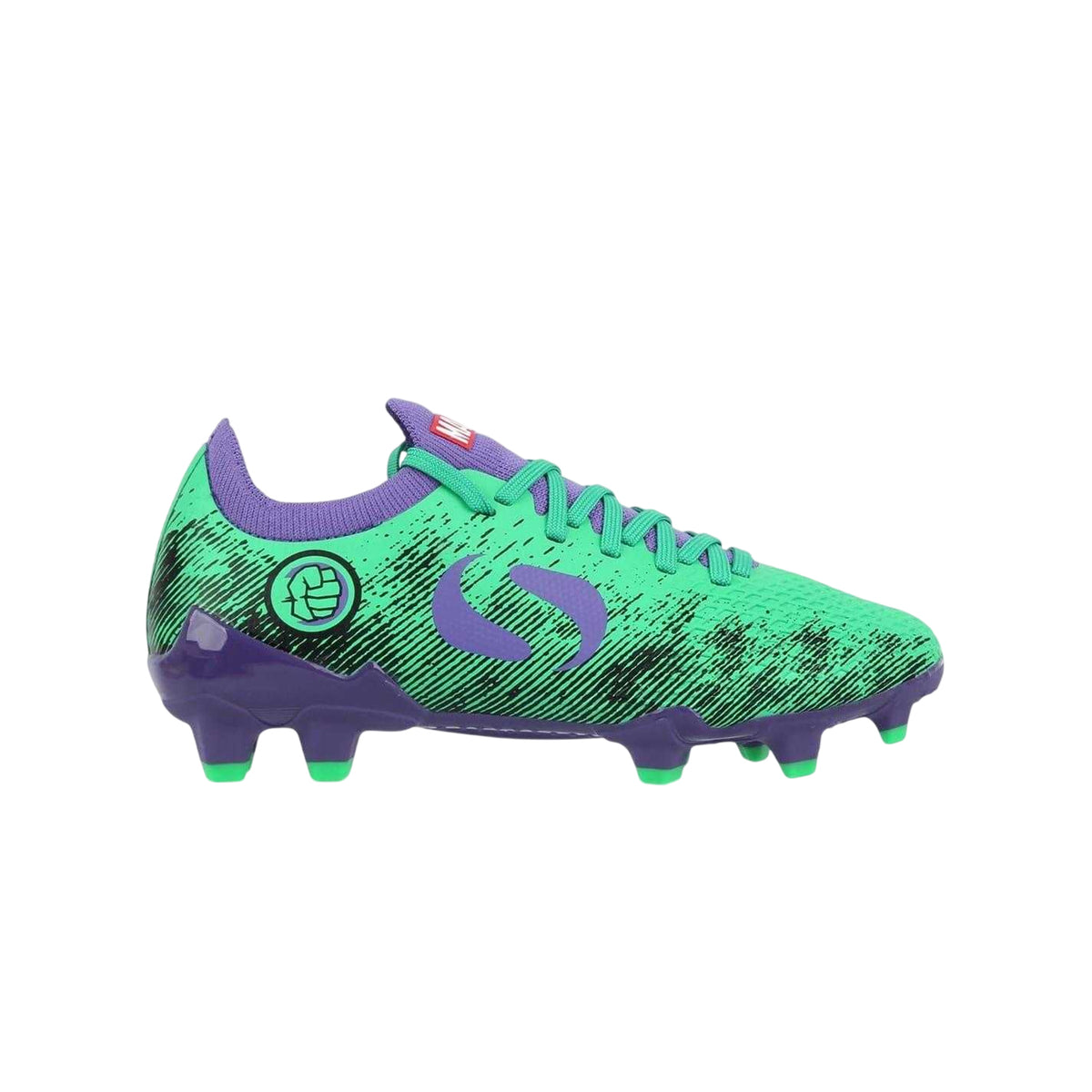 Green-Purple - Lifestyle - Sondico Childrens-Kids Sondico Blaze Hulk Football Boots