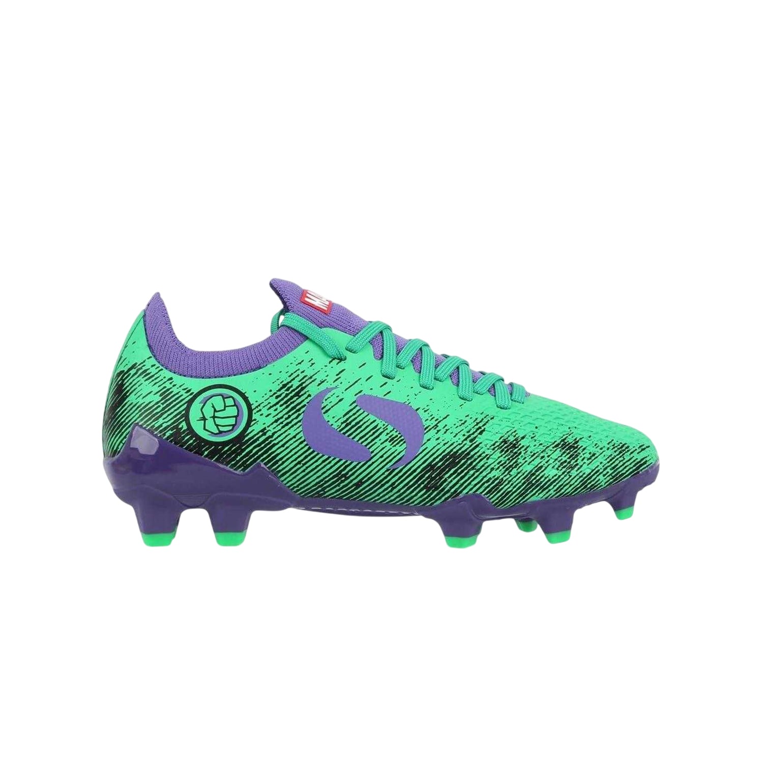 Green-Purple - Lifestyle - Sondico Childrens-Kids Sondico Blaze Hulk Football Boots