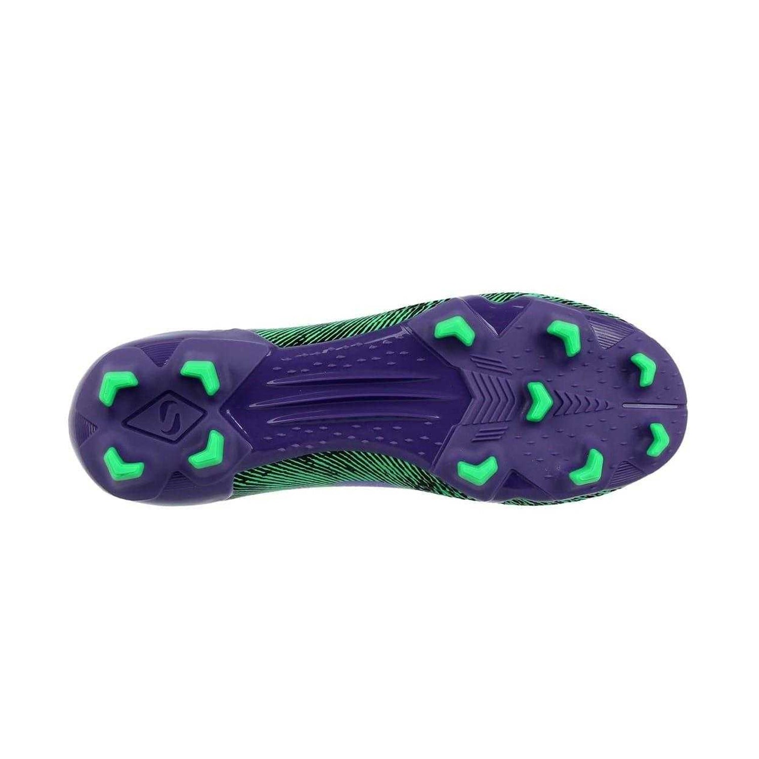 Green-Purple - Pack Shot - Sondico Childrens-Kids Sondico Blaze Hulk Football Boots