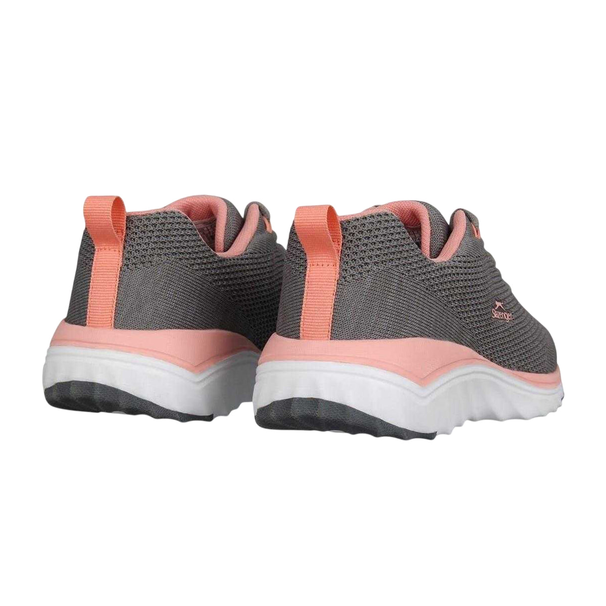 Grey-Pink - Back - Slazenger Womens-Ladies Jenson Trainers