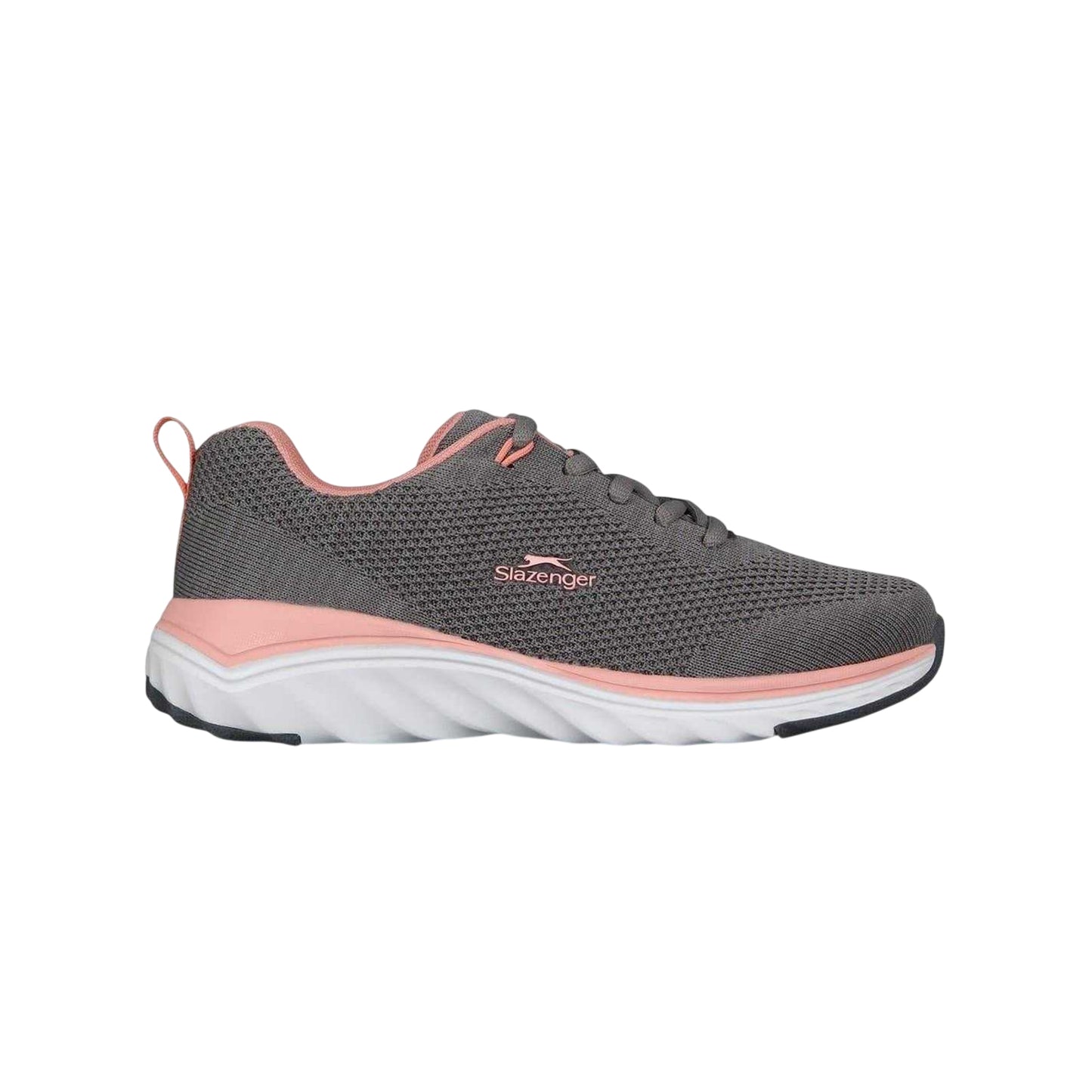 Grey-Pink - Lifestyle - Slazenger Womens-Ladies Jenson Trainers