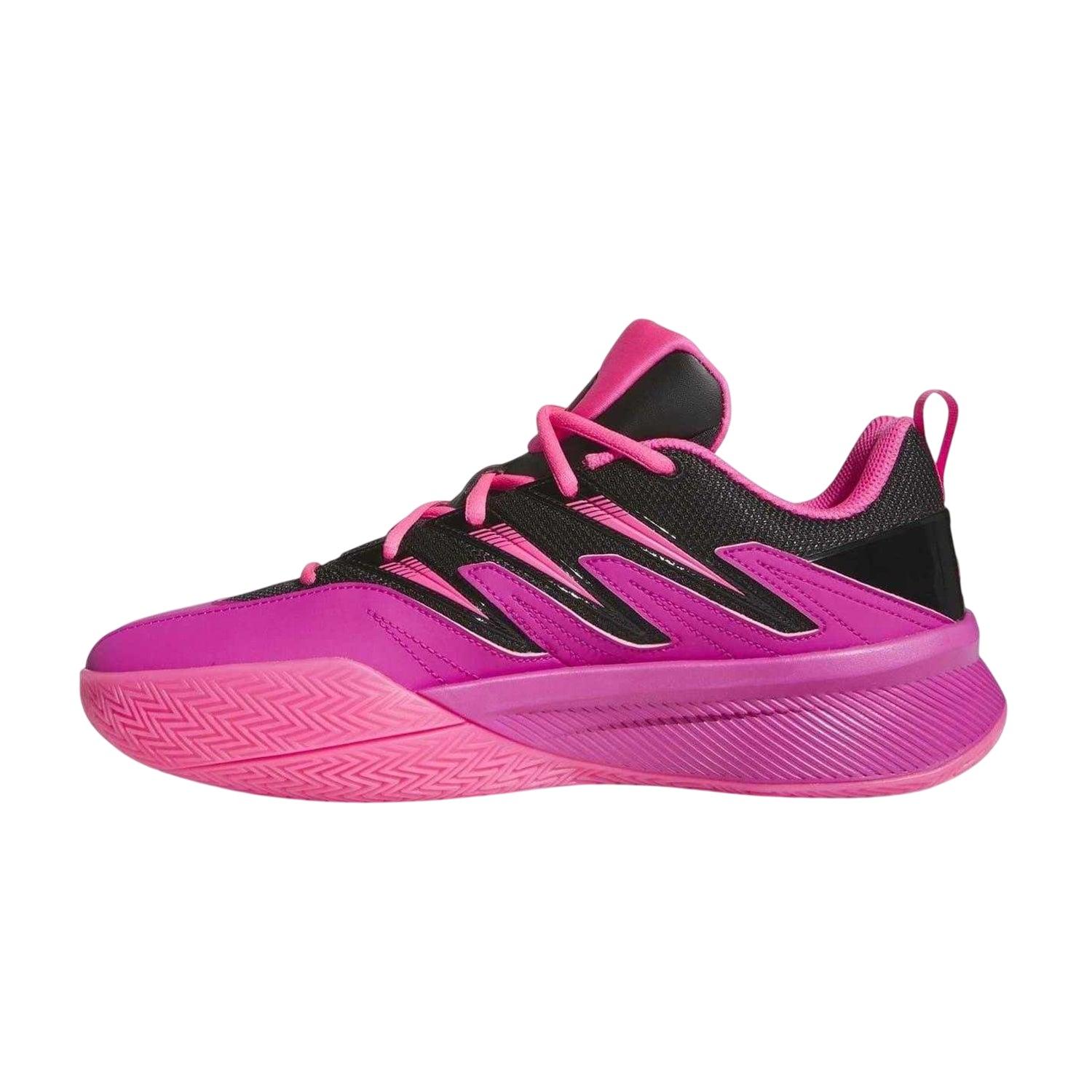 Fuchsia - Side - Adidas Womens-Ladies Dame Certified 3 Basketball Shoes