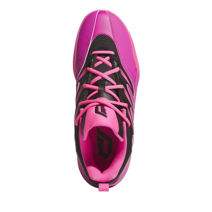 Fuchsia - Pack Shot - Adidas Womens-Ladies Dame Certified 3 Basketball Shoes