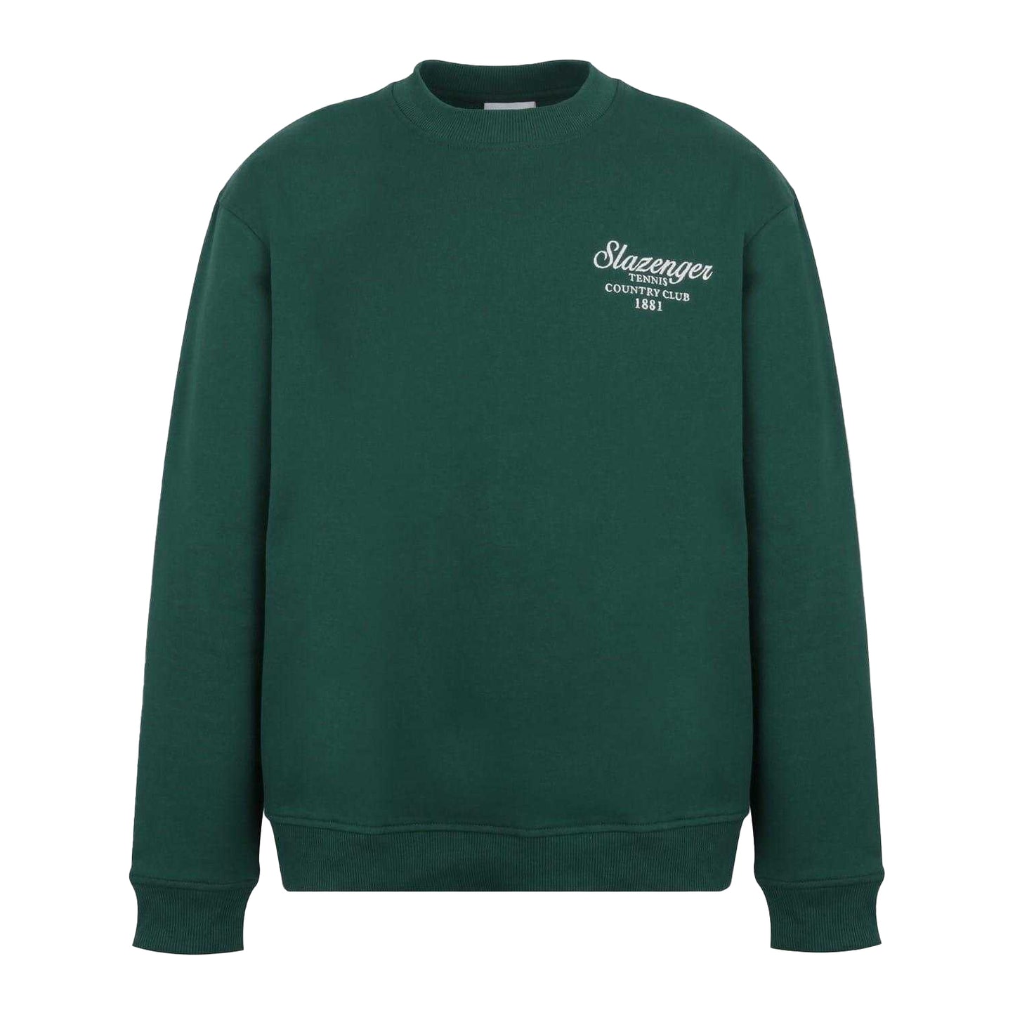Green - Front - Slazenger Mens Embroidered Logo Sweatshirt