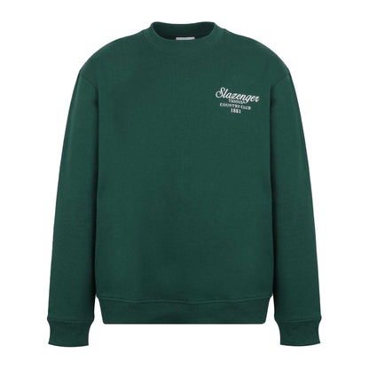 Green - Front - Slazenger Mens Embroidered Logo Sweatshirt
