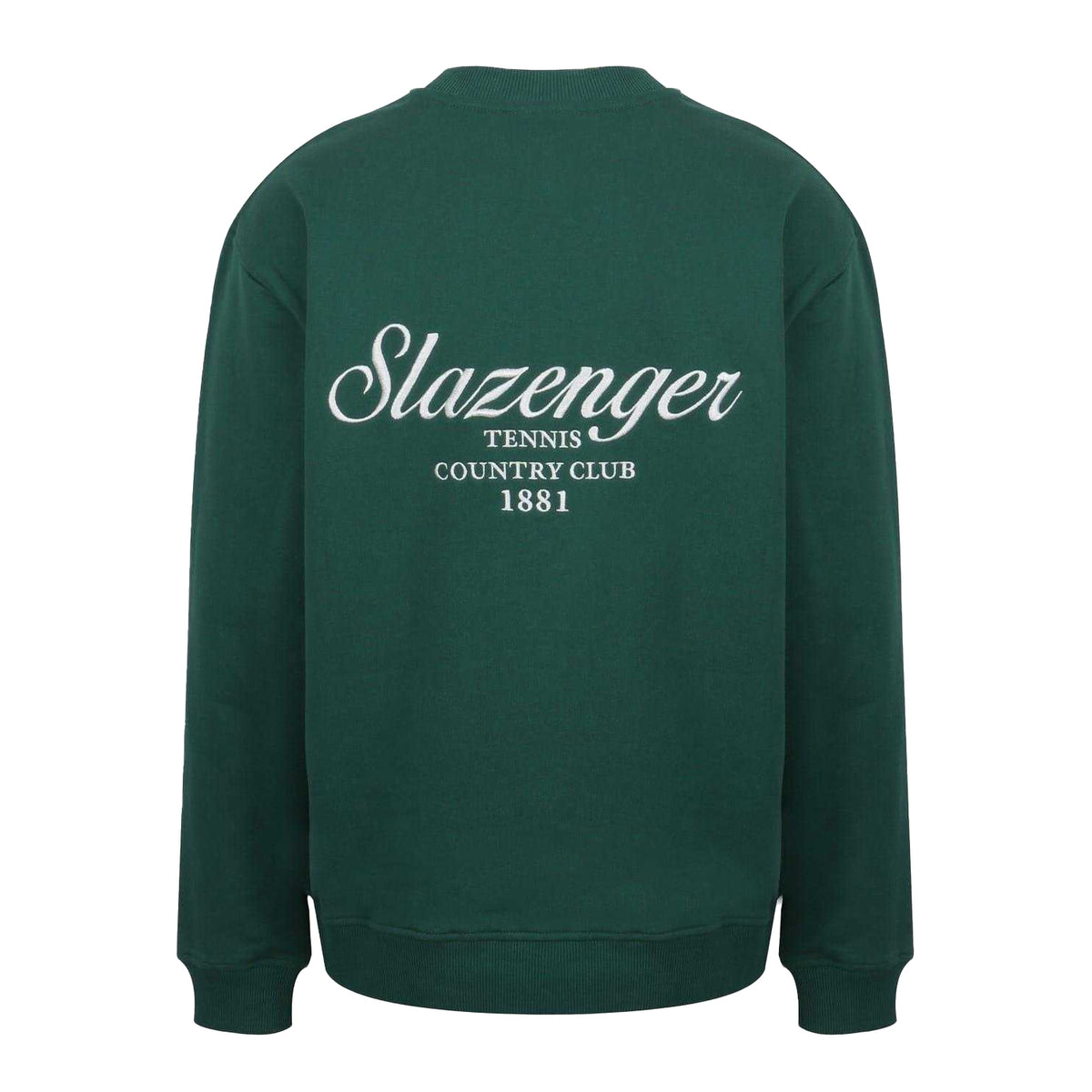 Green - Back - Slazenger Mens Embroidered Logo Sweatshirt