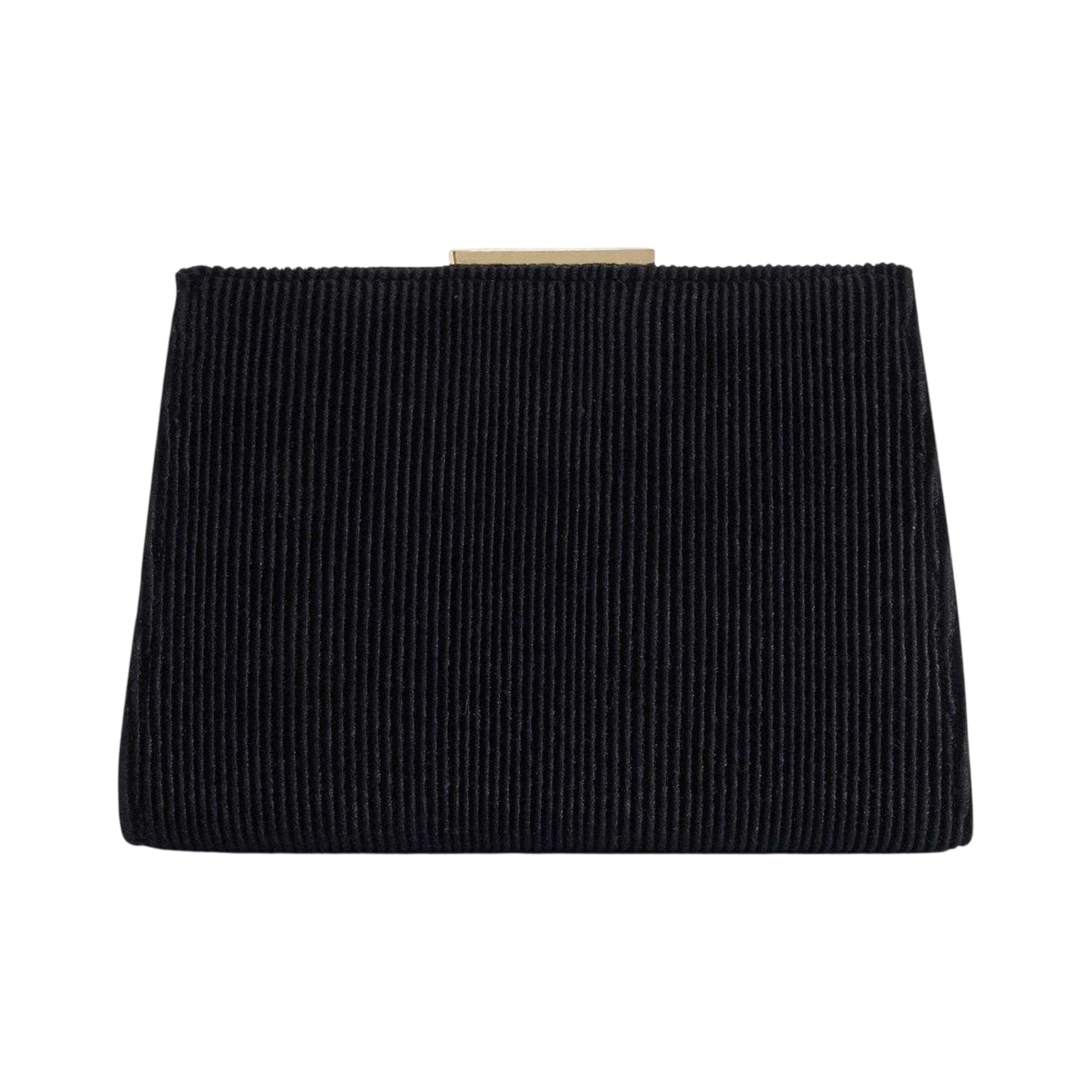 Black - Back - Dune London Eclipso Textured Clutch Bag