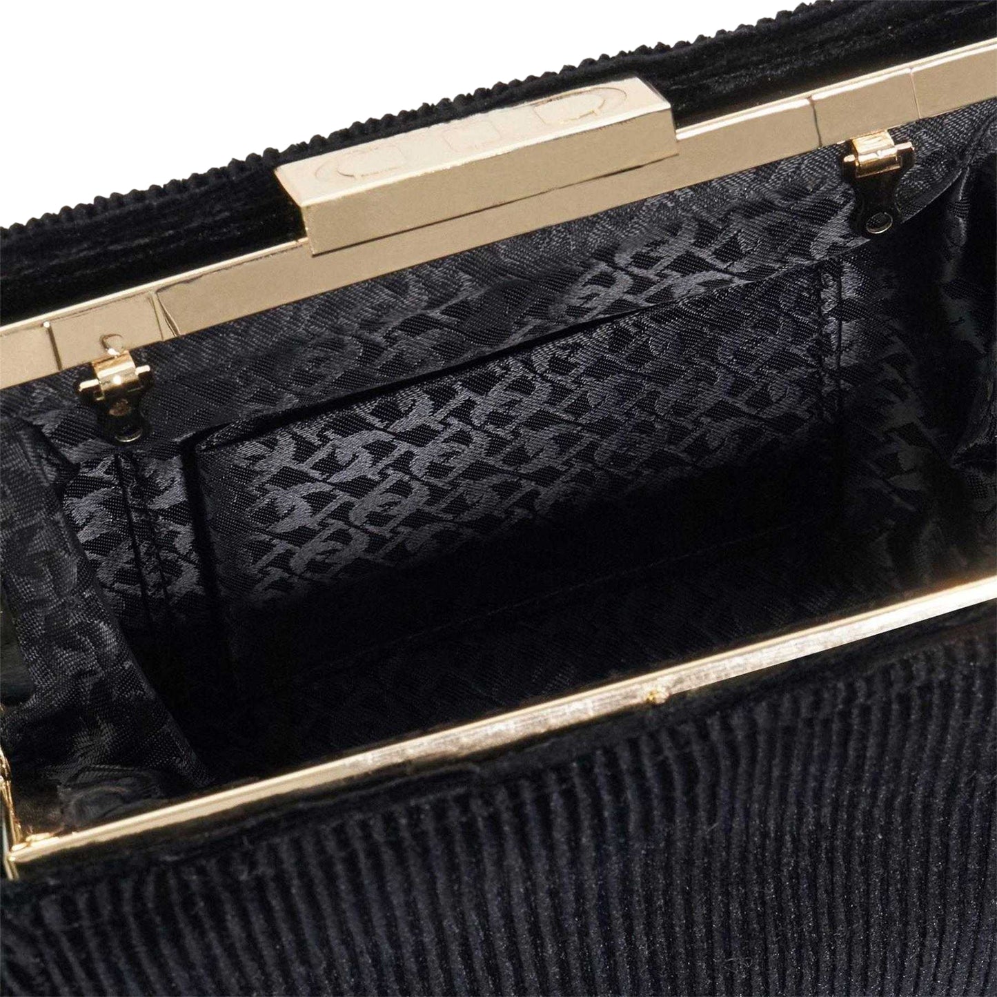 Black - Lifestyle - Dune London Eclipso Textured Clutch Bag