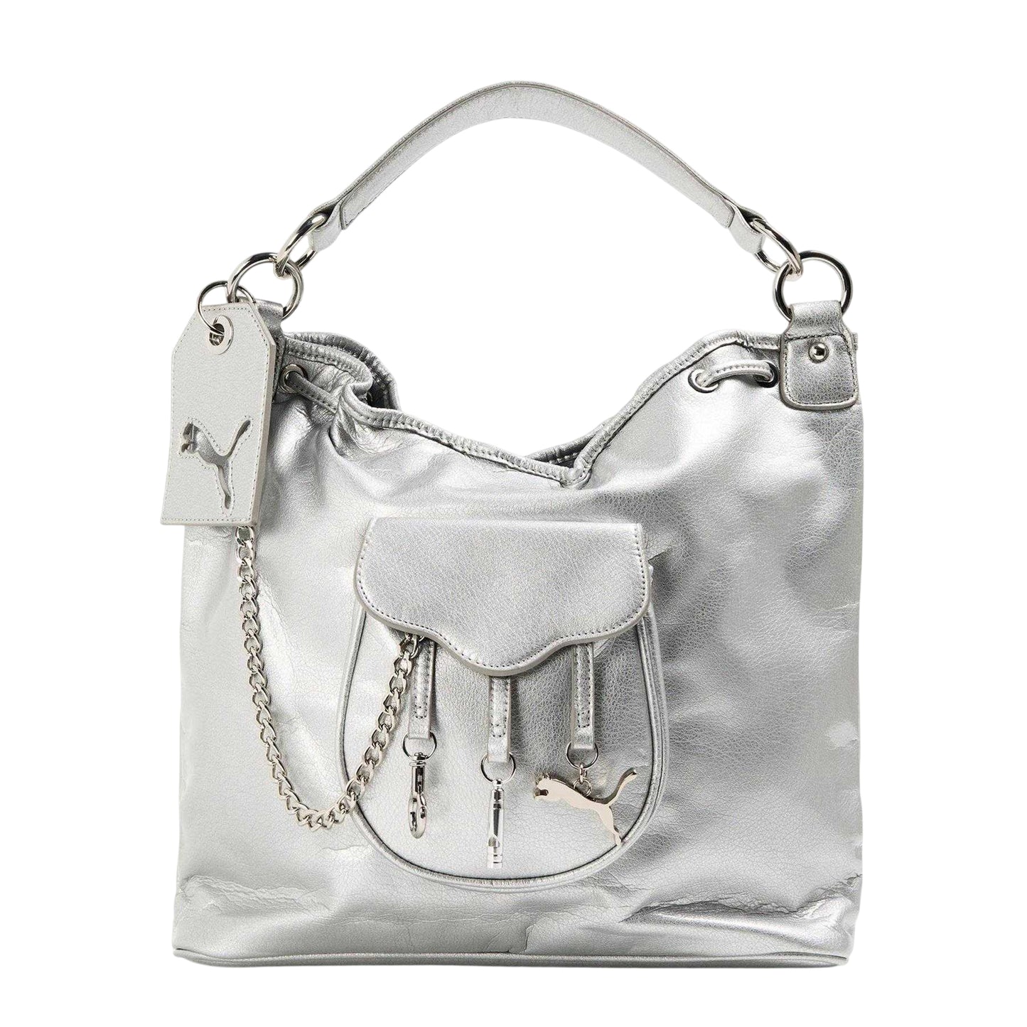 Silver - Front - Puma Womens-Ladies Duchess Hobo Bag