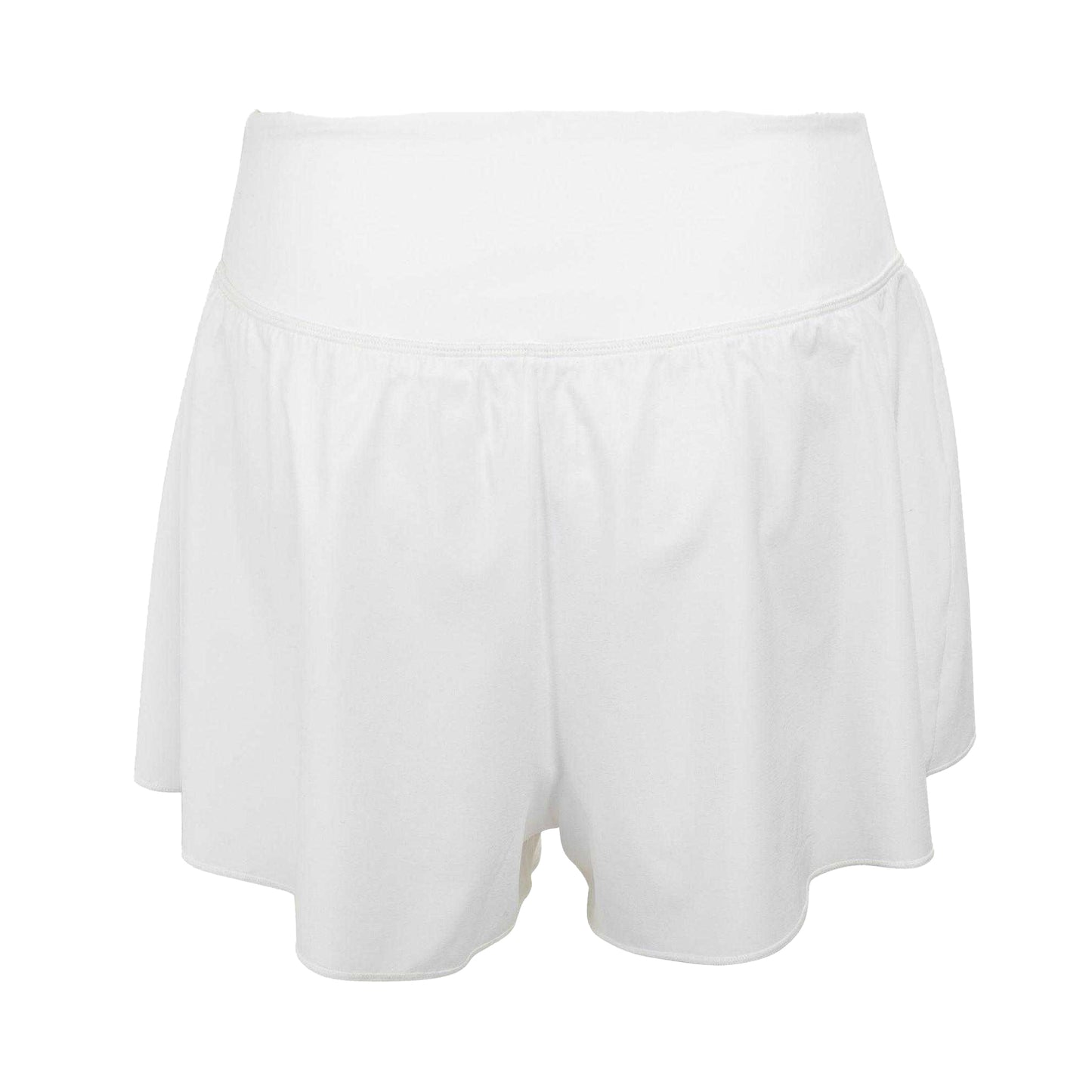 White - Back - Slazenger Womens-Ladies Court Lightweight Shorts