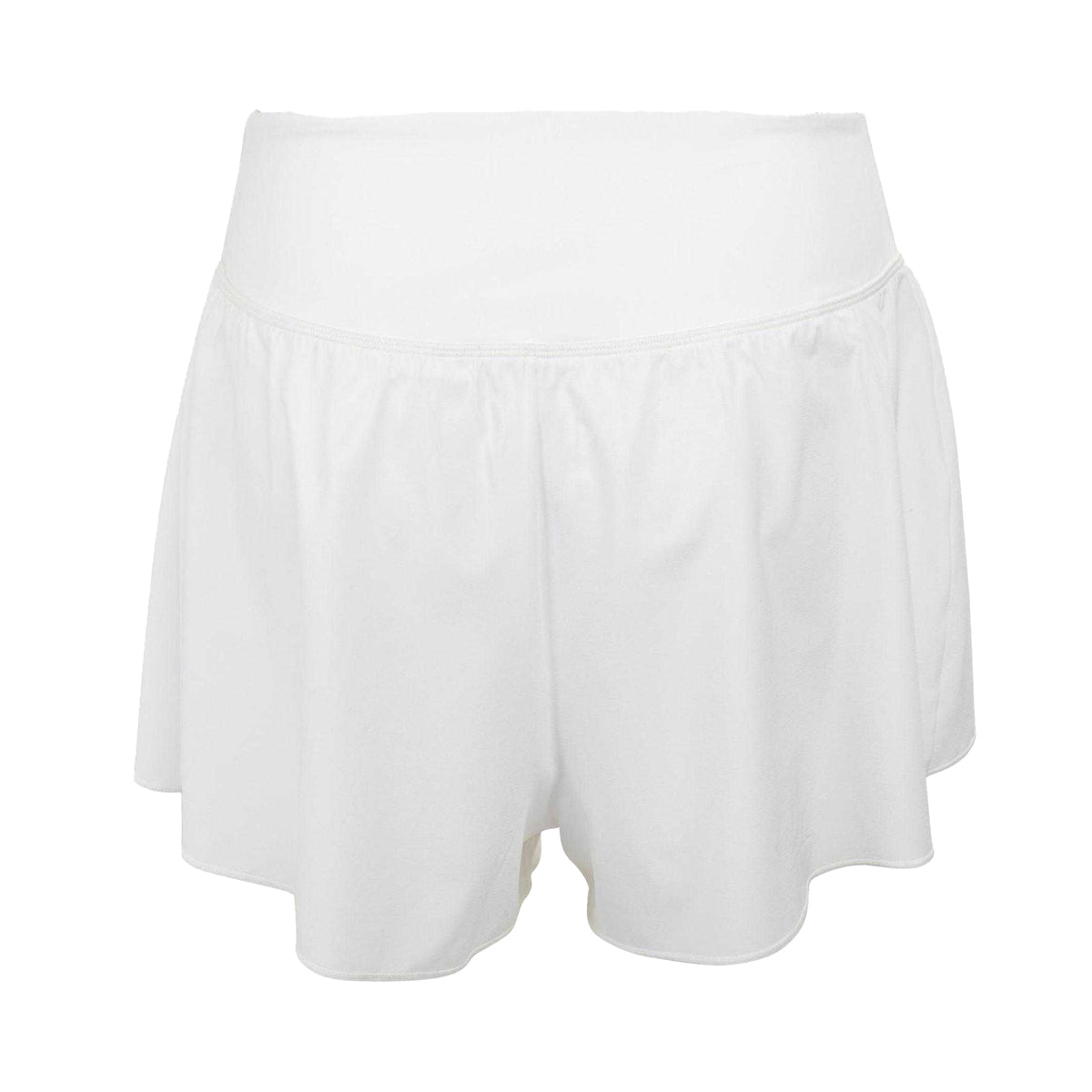 White - Back - Slazenger Womens-Ladies Court Lightweight Shorts