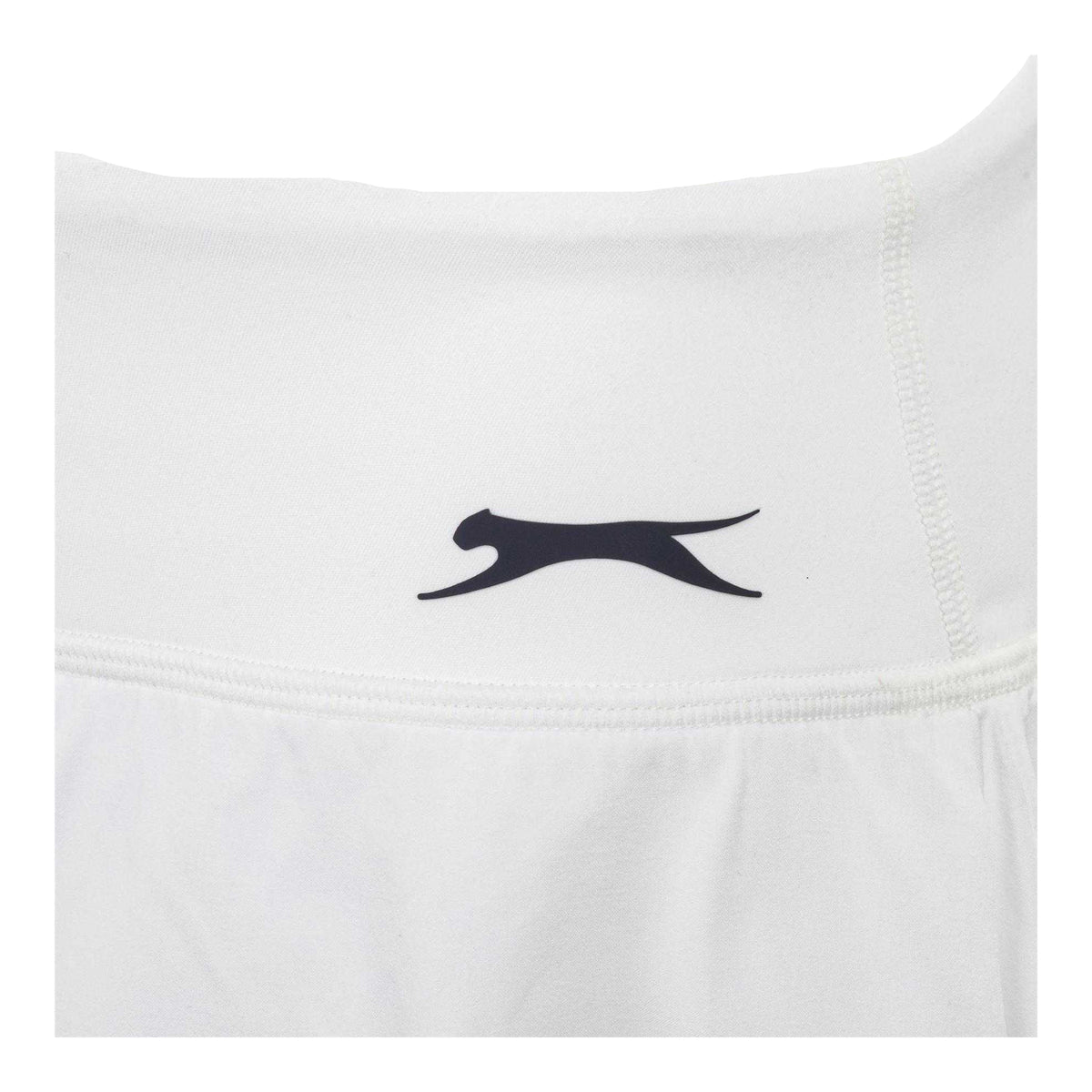 White - Side - Slazenger Womens-Ladies Court Lightweight Shorts