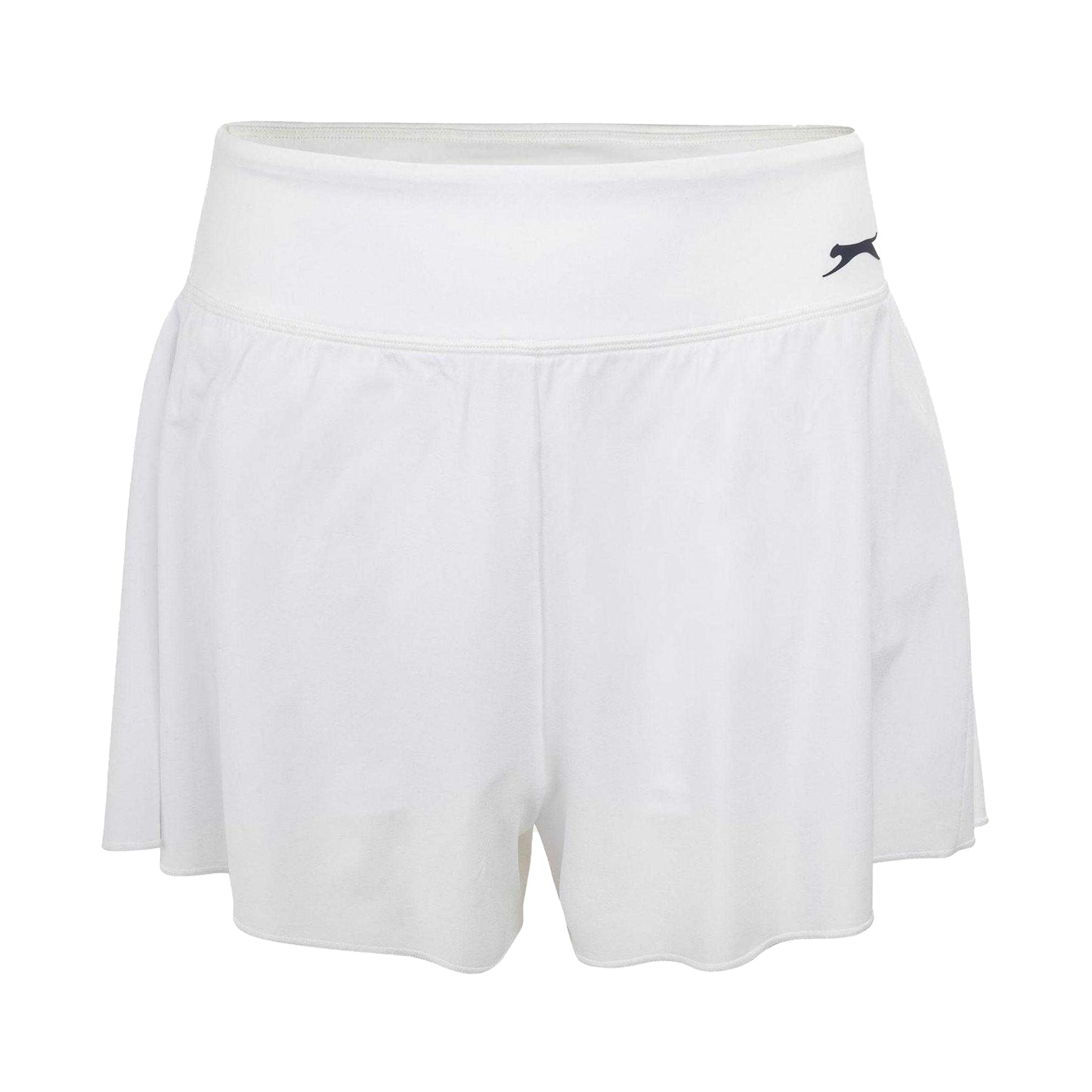White - Front - Slazenger Womens-Ladies Court Lightweight Shorts