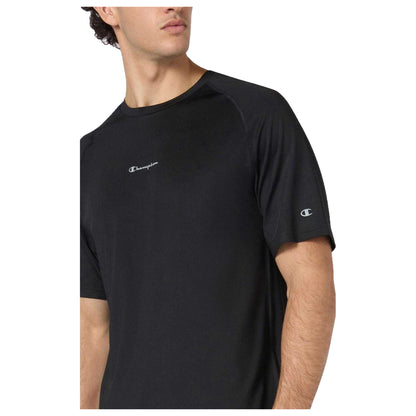 Black - Side - Champion Mens Quick Dry Performance T-Shirt