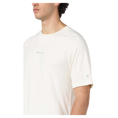 White - Side - Champion Mens Quick Dry Performance T-Shirt