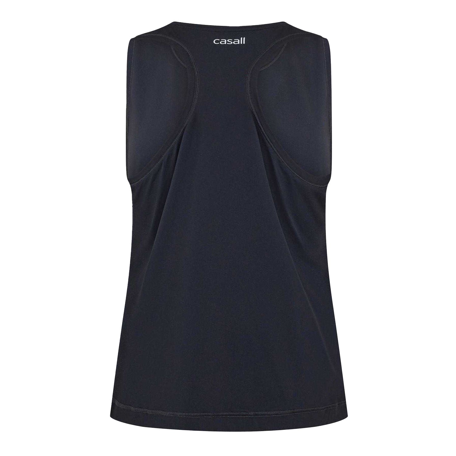 Black - Back - Casall Womens-Ladies Performance Gym Vest Top