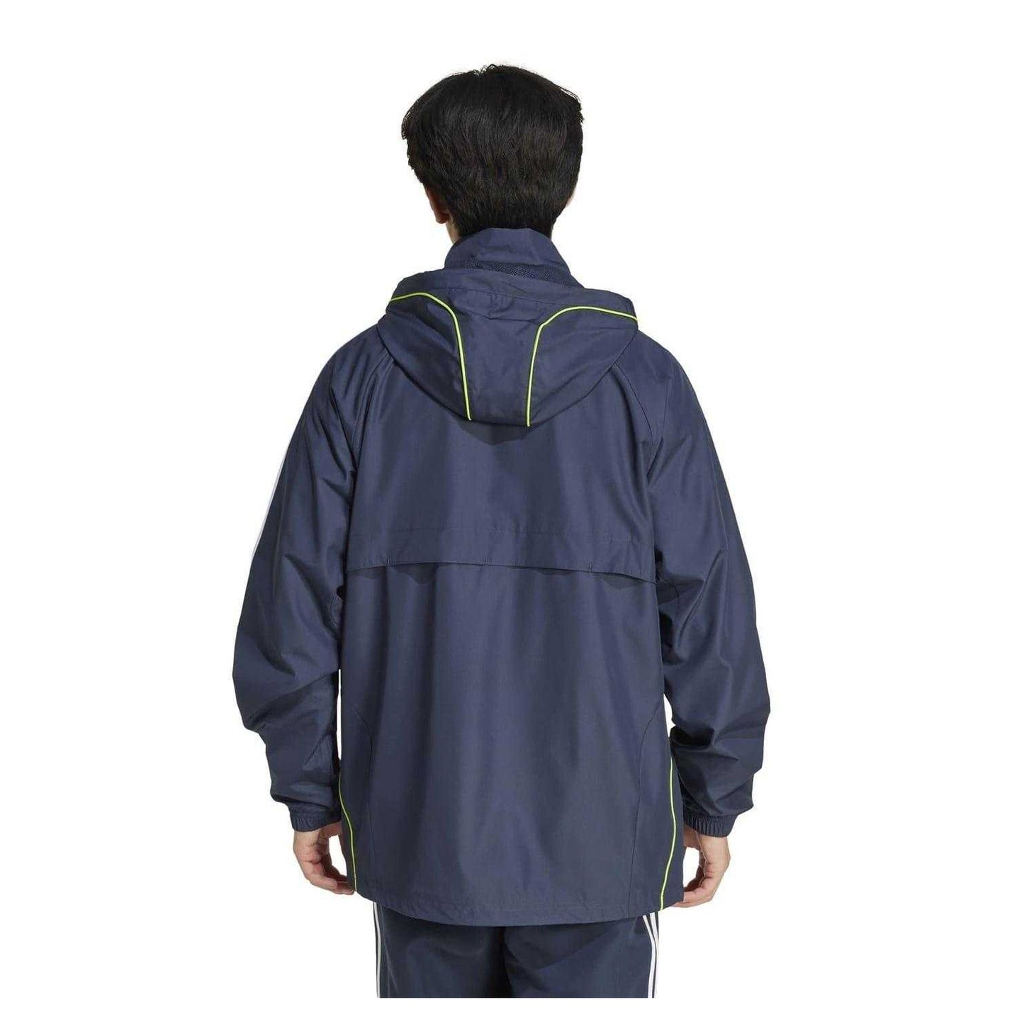 Night Navy - Back - Adidas Mens Real Madrid CF Windbreaker
