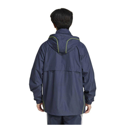 Night Navy - Back - Adidas Mens Real Madrid CF Windbreaker