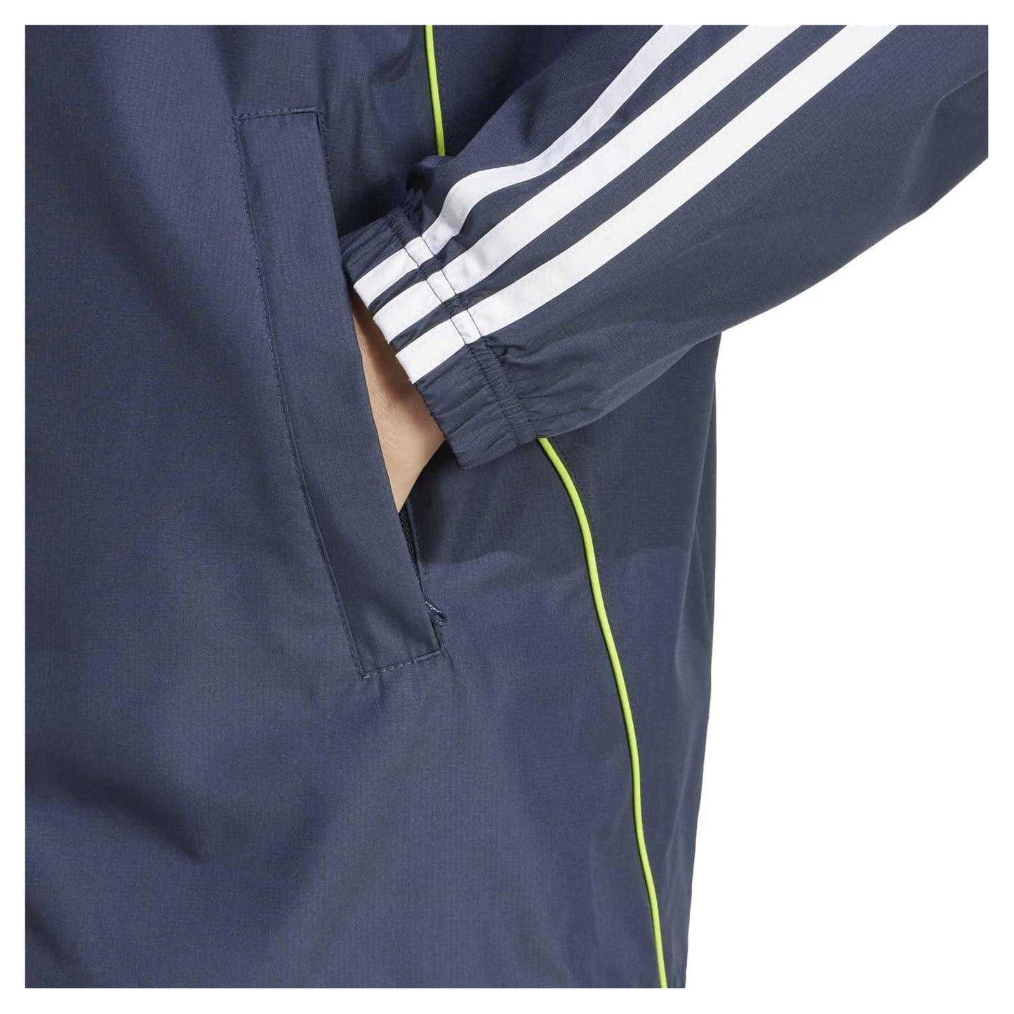 Night Navy - Side - Adidas Mens Real Madrid CF Windbreaker
