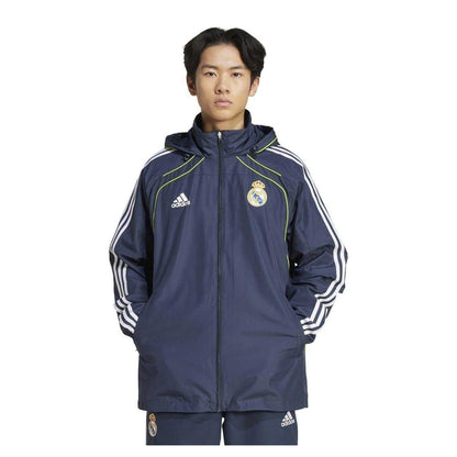 Night Navy - Lifestyle - Adidas Mens Real Madrid CF Windbreaker