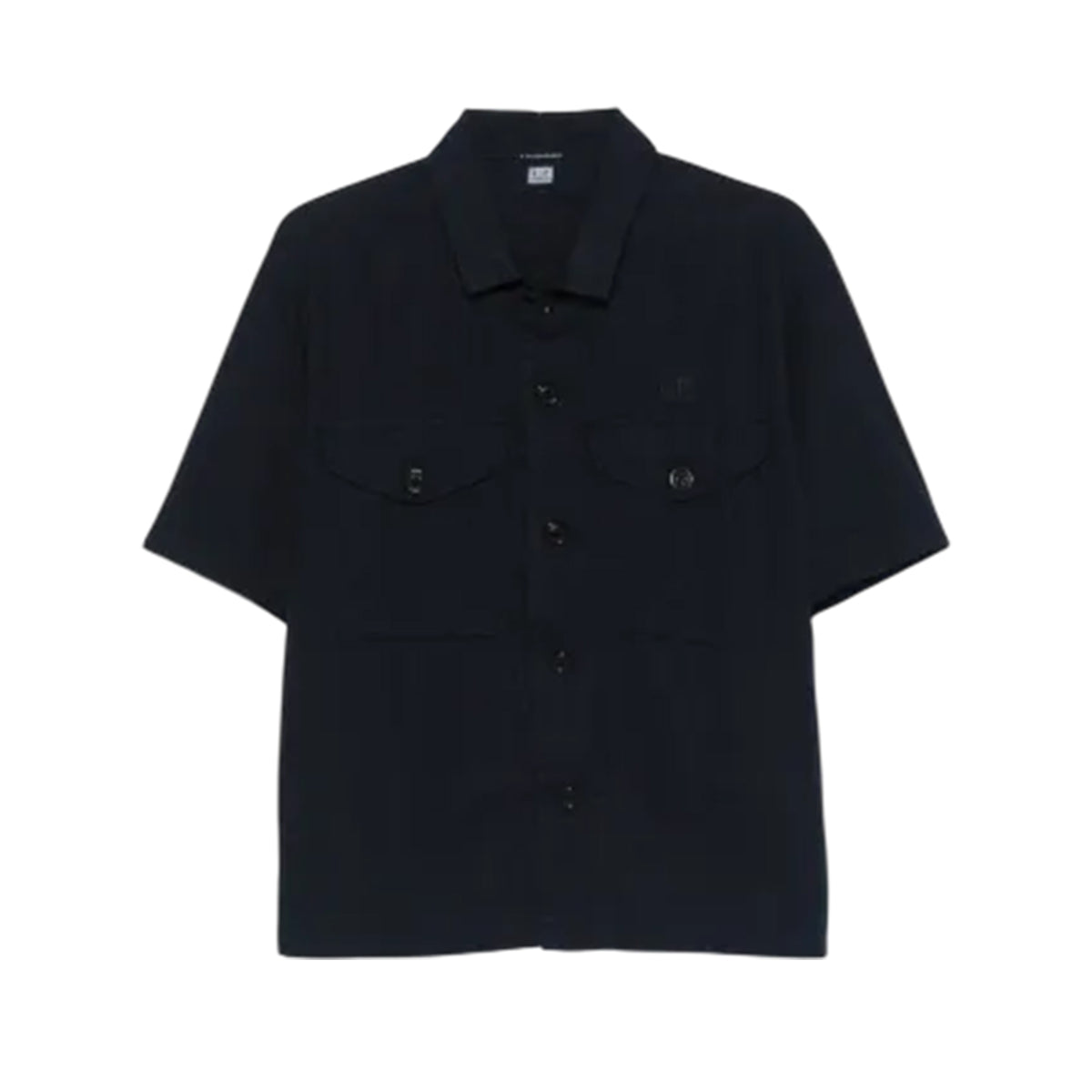 Eclipse Blue - Front - C.P. Company Unisex Adult Solid Regular Shirt