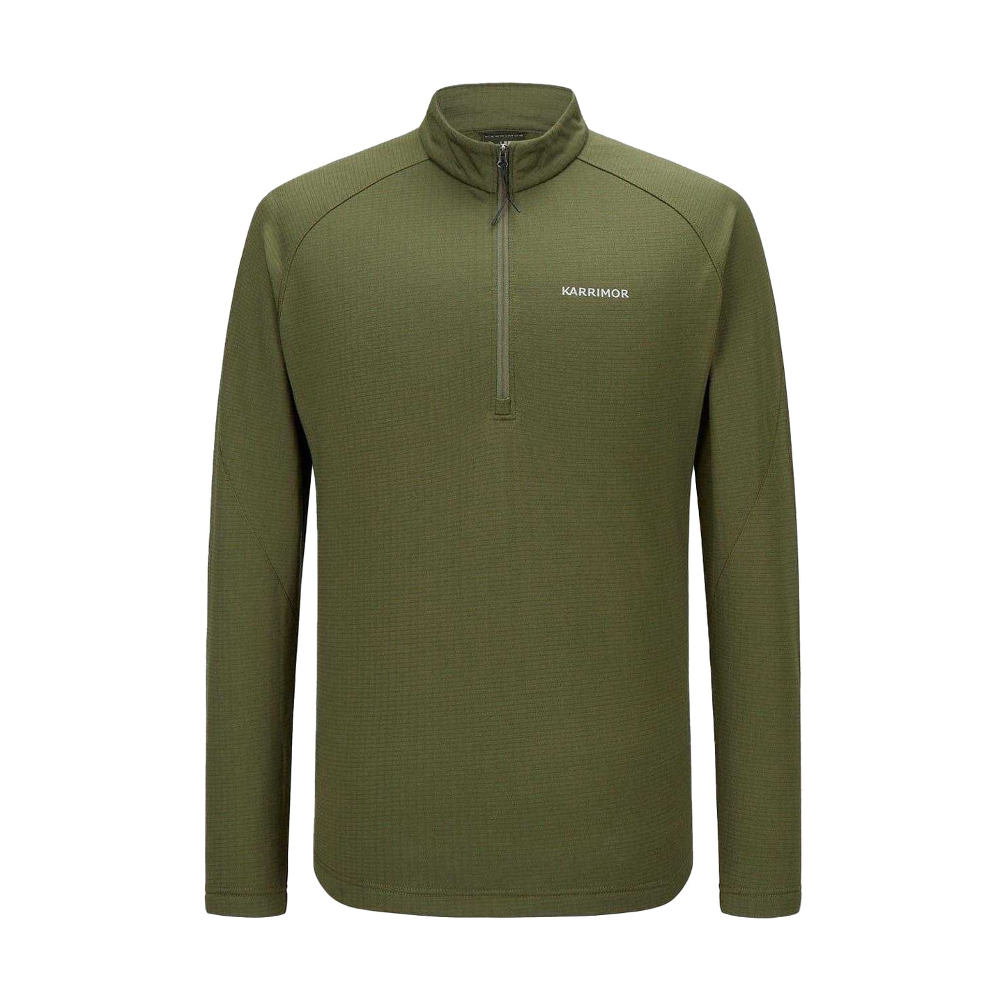 Olive - Front - Karrimor Mens Grid Fleece Top