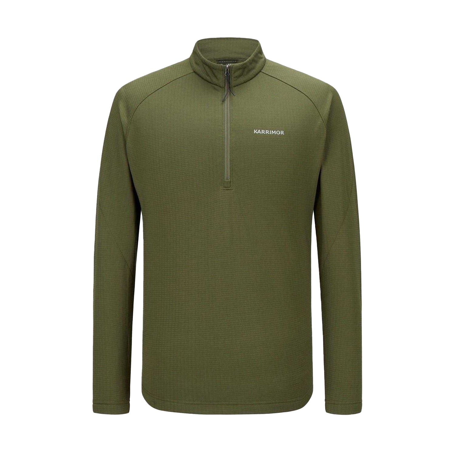 Olive - Front - Karrimor Mens Grid Fleece Top