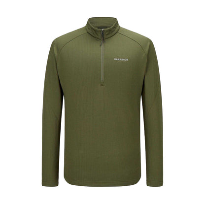 Olive - Front - Karrimor Mens Grid Fleece Top