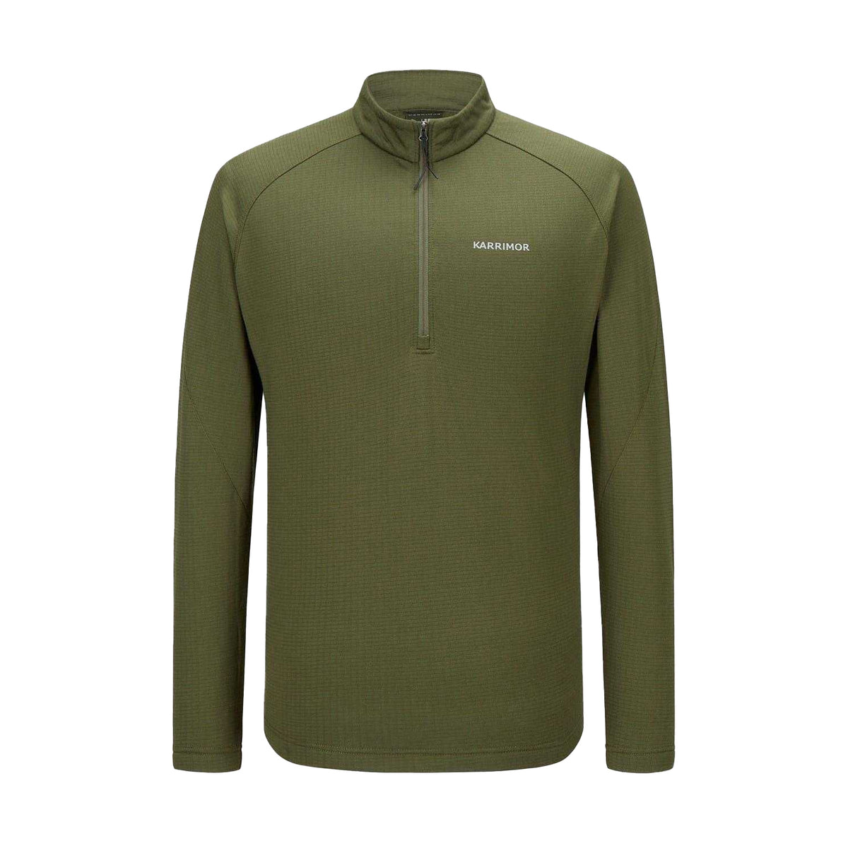 Olive - Front - Karrimor Mens Grid Fleece Top
